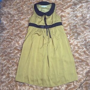 Retro Carrano Charming Women’s Dress in Mustard and Black size M